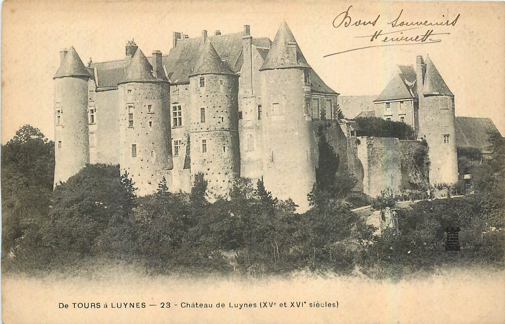CPA De Tours a Luynes Chateau de Luynes 