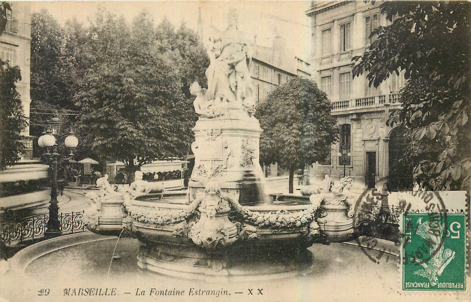 CPA Marseille La Fontaine Estranyin 