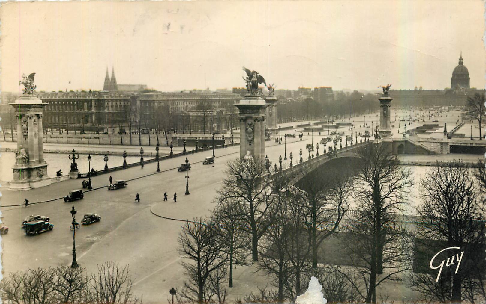 CPA Paris et ses Merveilles Le Pont Alexandre III et l'esplanade des Invalides 