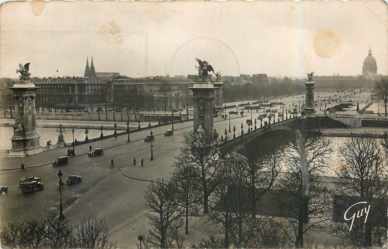 CPA Paris et ses Merveilles Le Pont Alexandre III et l'esplanade des Invalides 