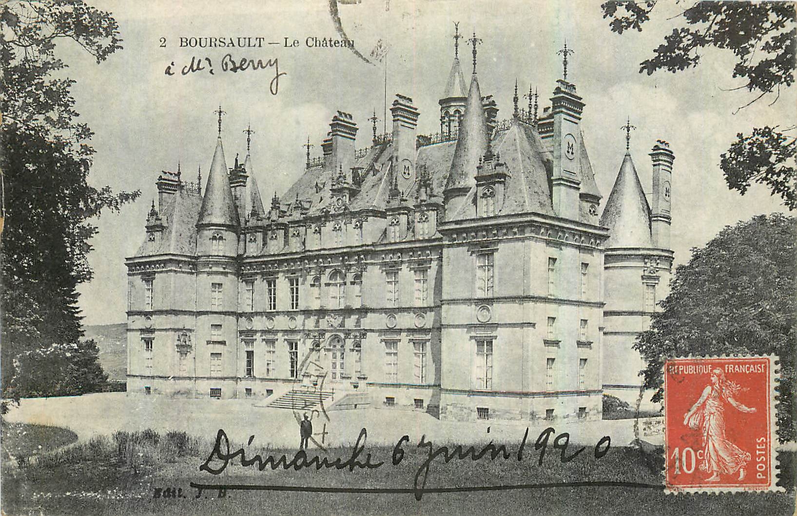 CPA Boursault Le Chateau 