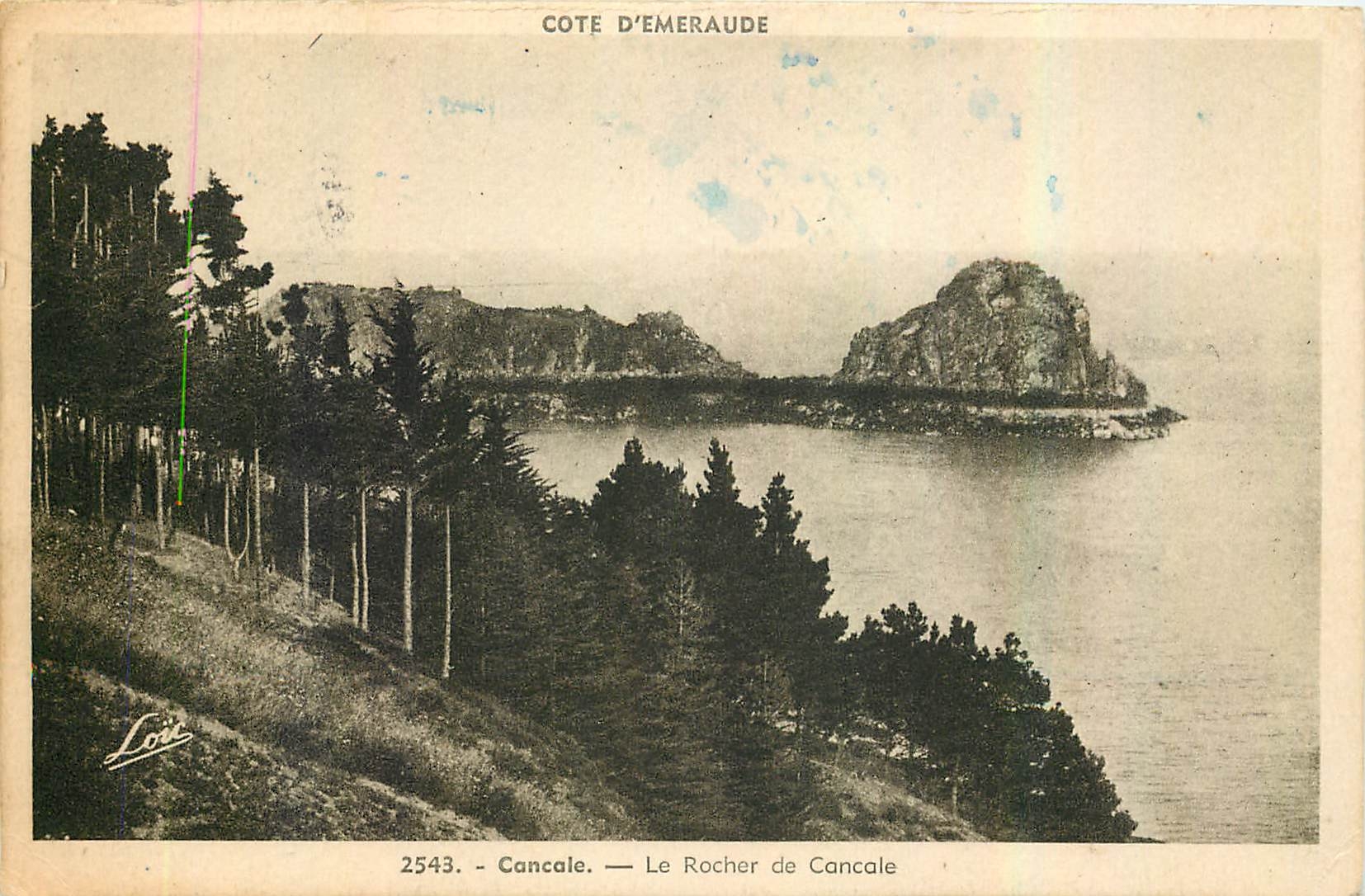 CPA Cote d'Emeraude Cancale Le Rocher de Cancale