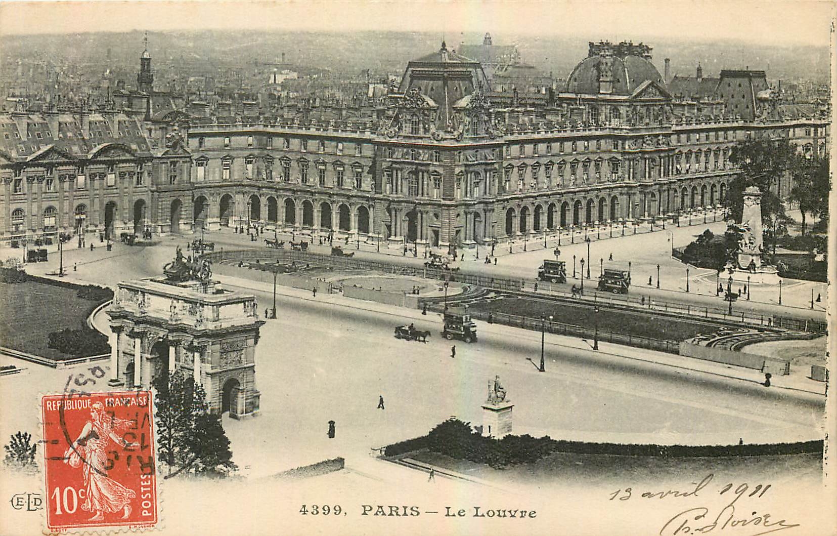CPA Paris Le Louvre 