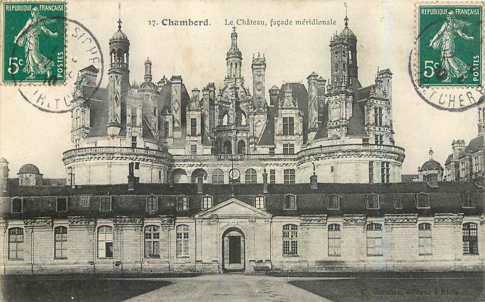 CPA Chambord Le Chateau facade meridionale 