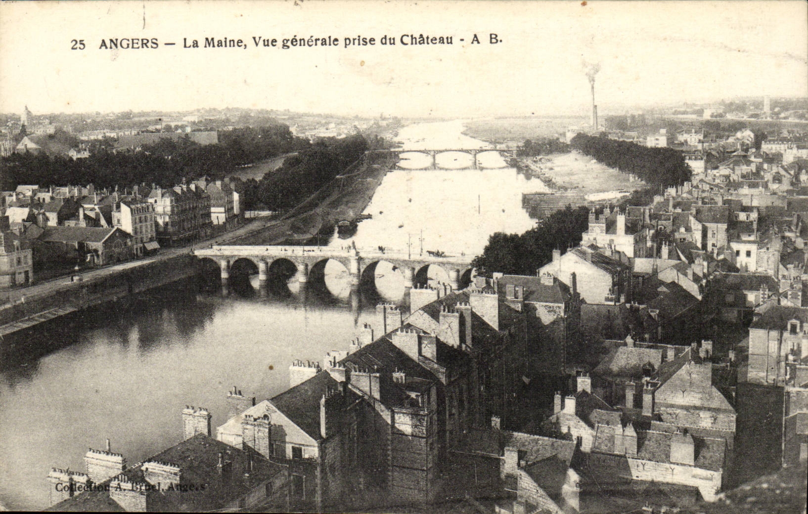 Angers CPA Maine View taken of the castle