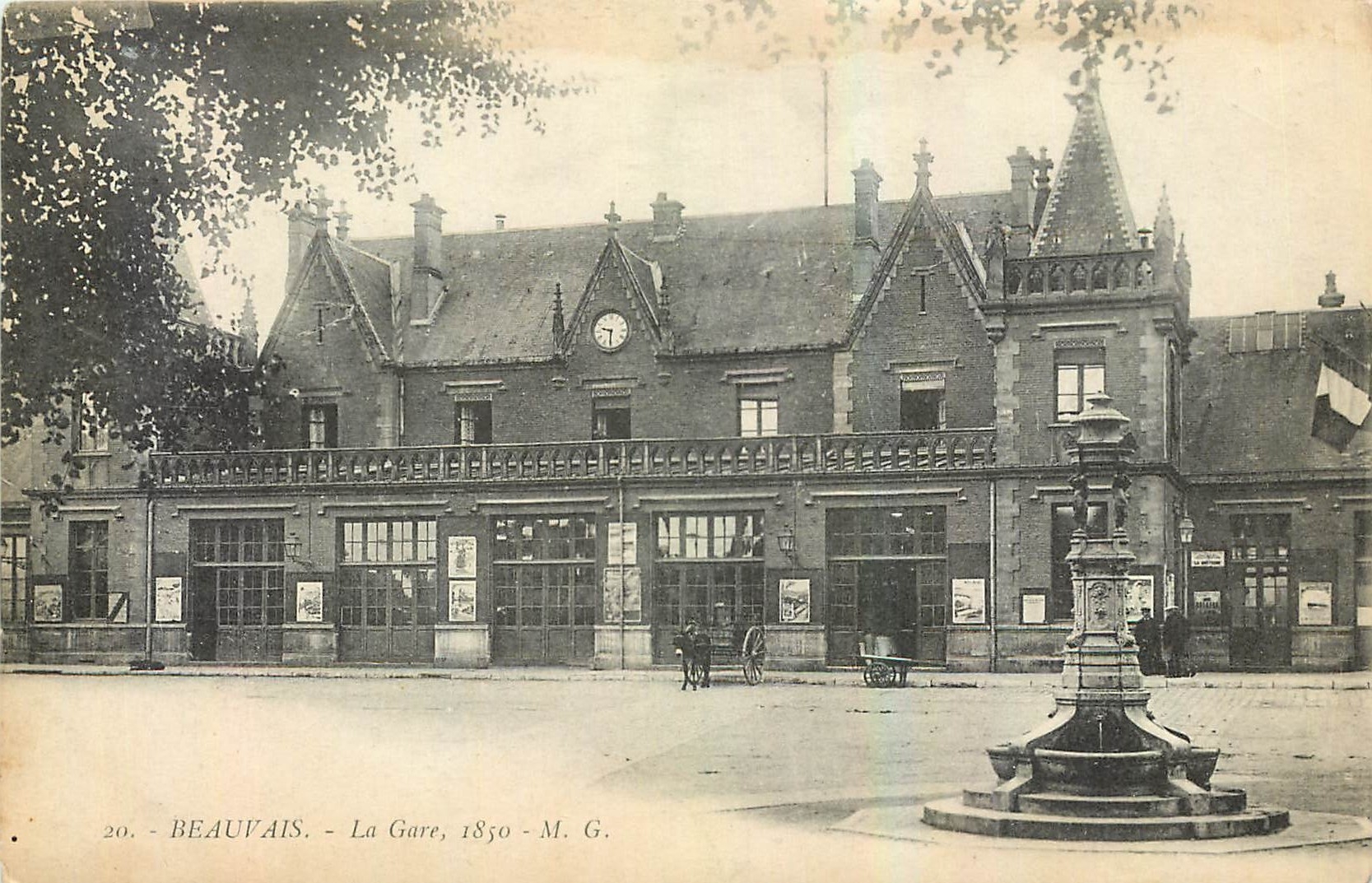 CPA Beauvais la Gare 