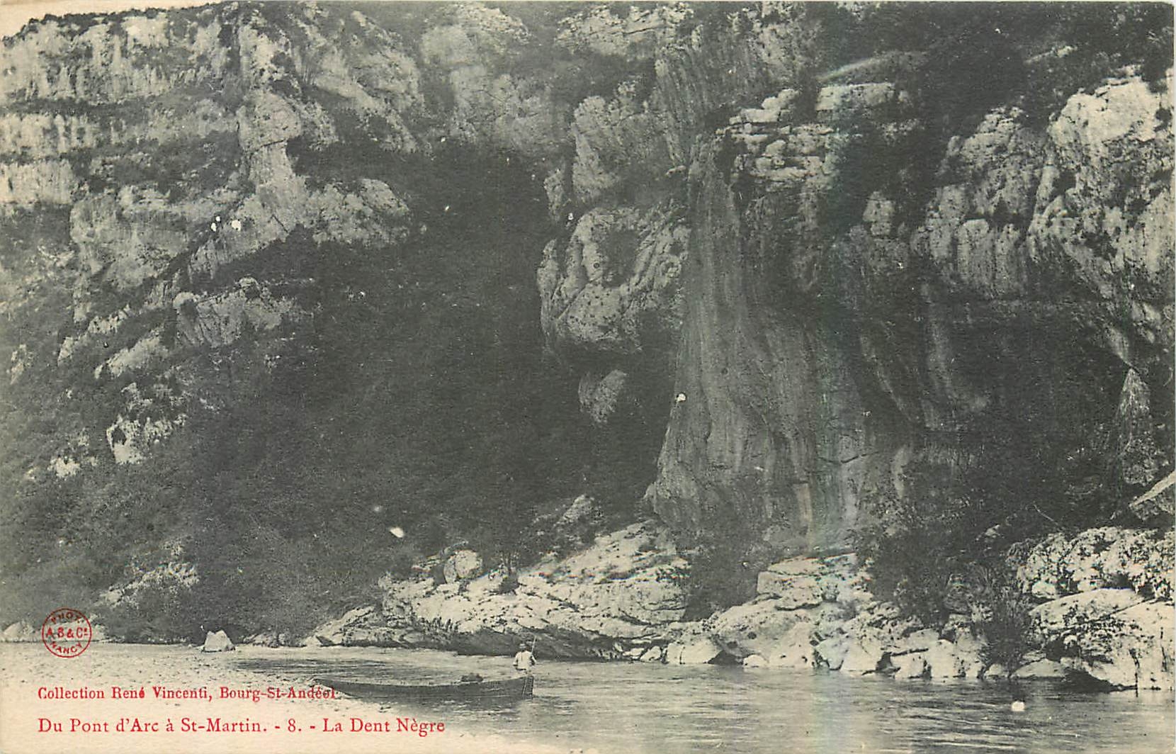 CPA Du Pont d'Arc a St Martin La Dent Negre
