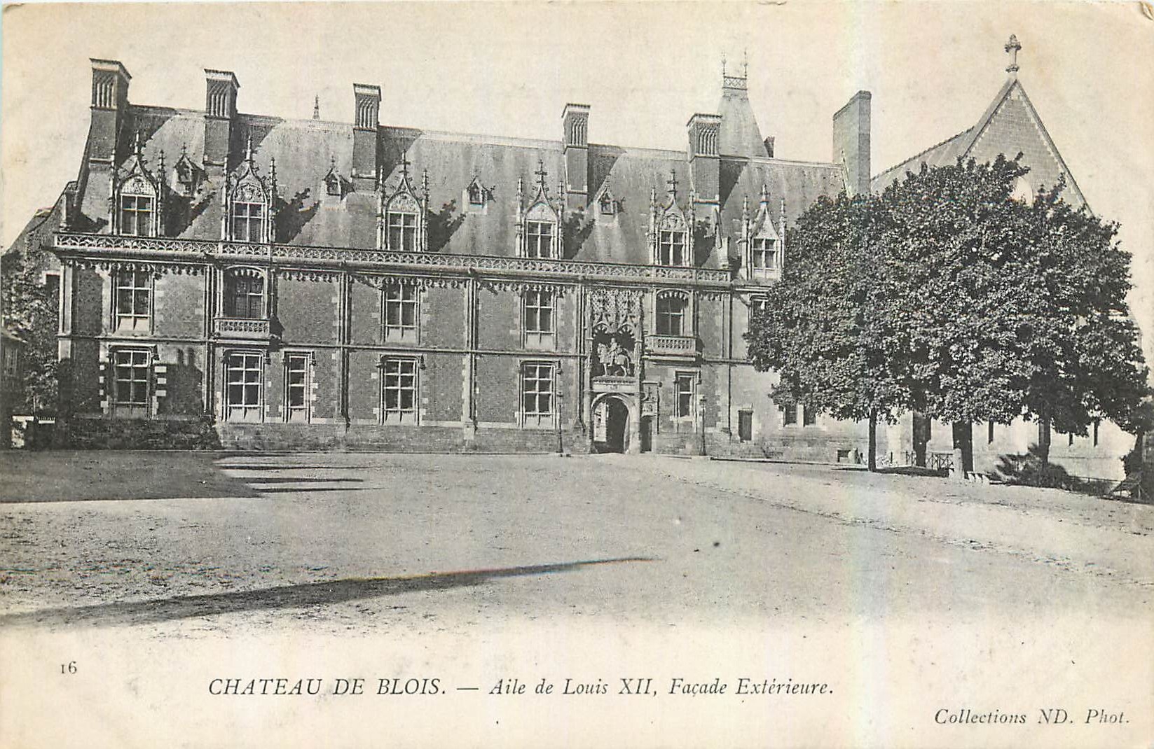 CPA Chateau de Blois Aile d Louis XII Favade Exterieure 