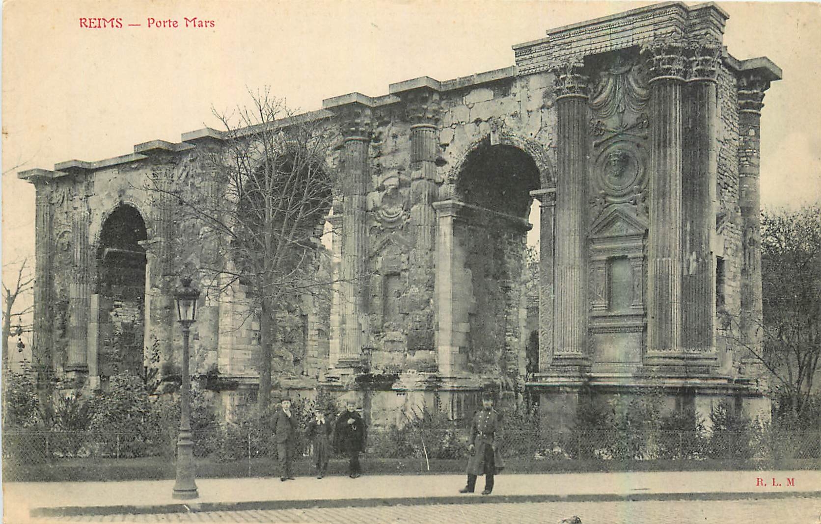 CPA Reims Porte Mars 