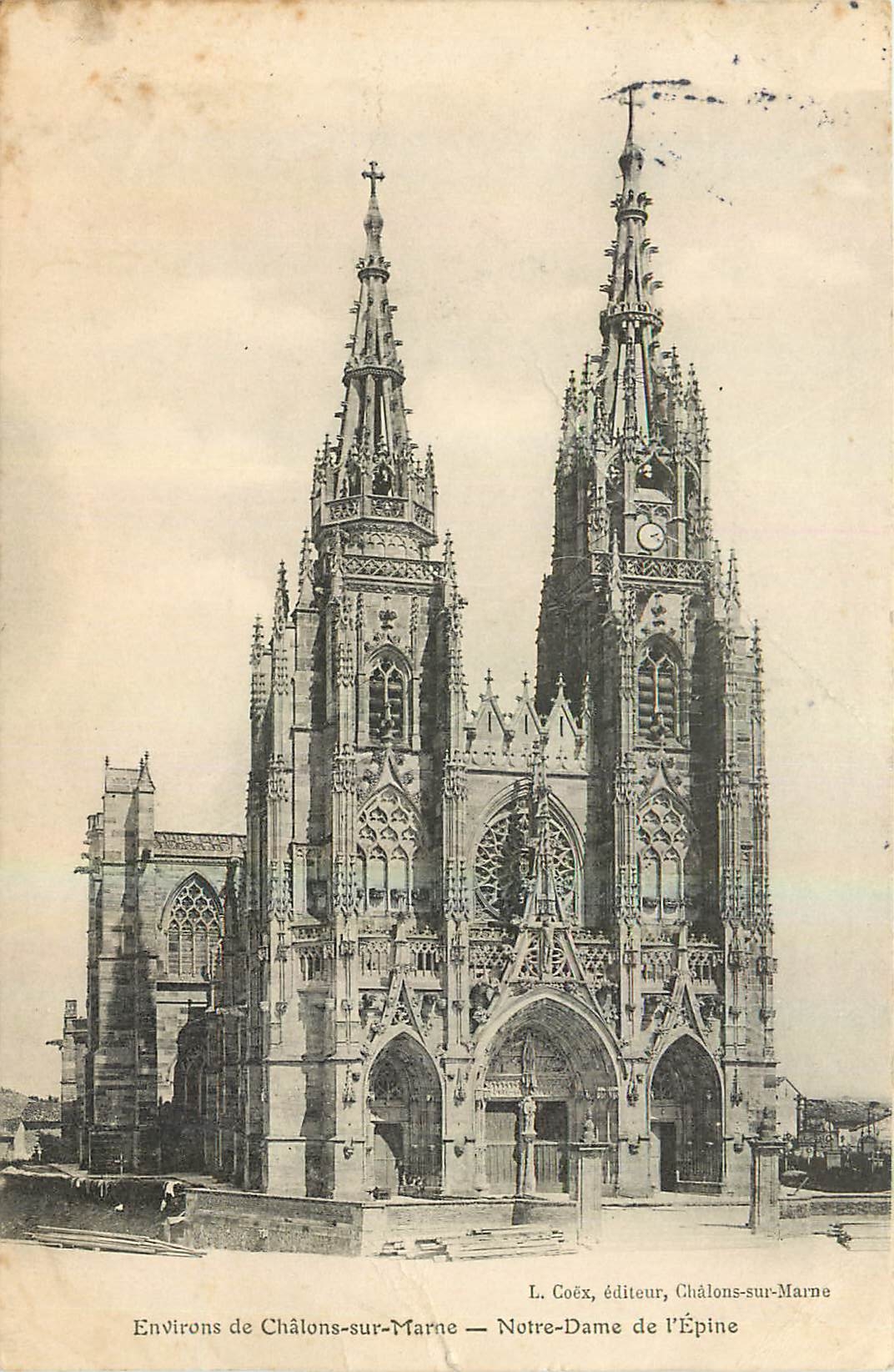 CPA Environs de Chalons sur Marne Notre Dame de l'Epine