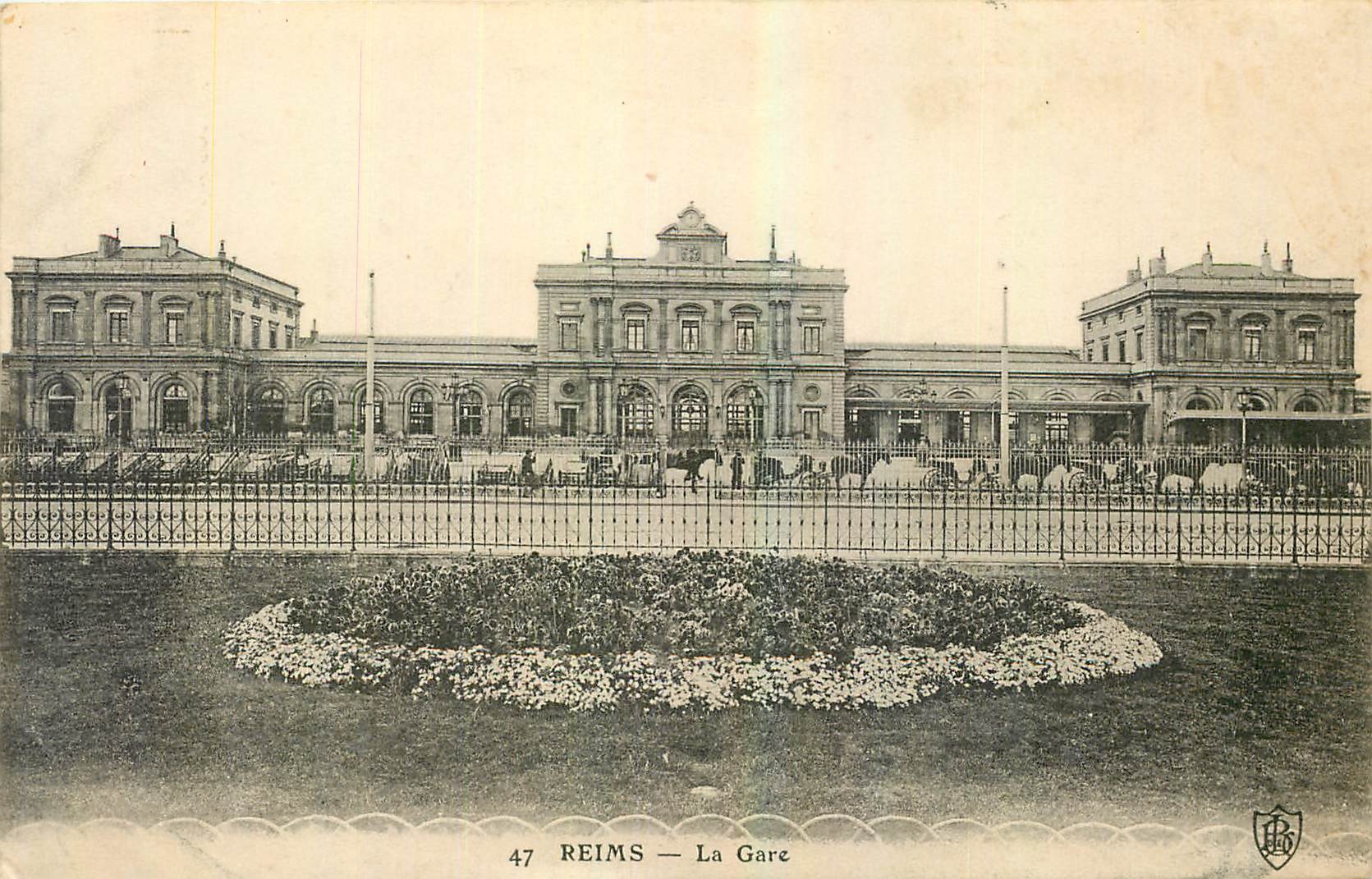 CPA Reims La Gare 