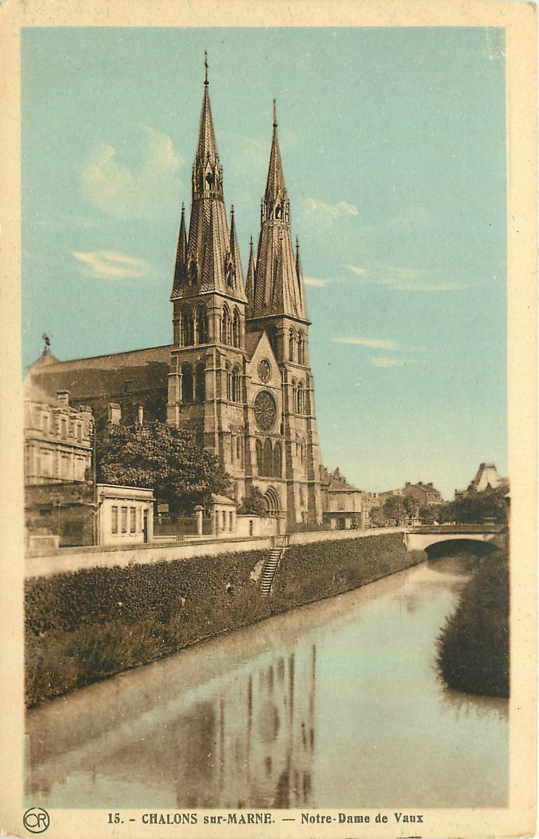 CPA Chalons sur Marne Notre Dame de Vaux