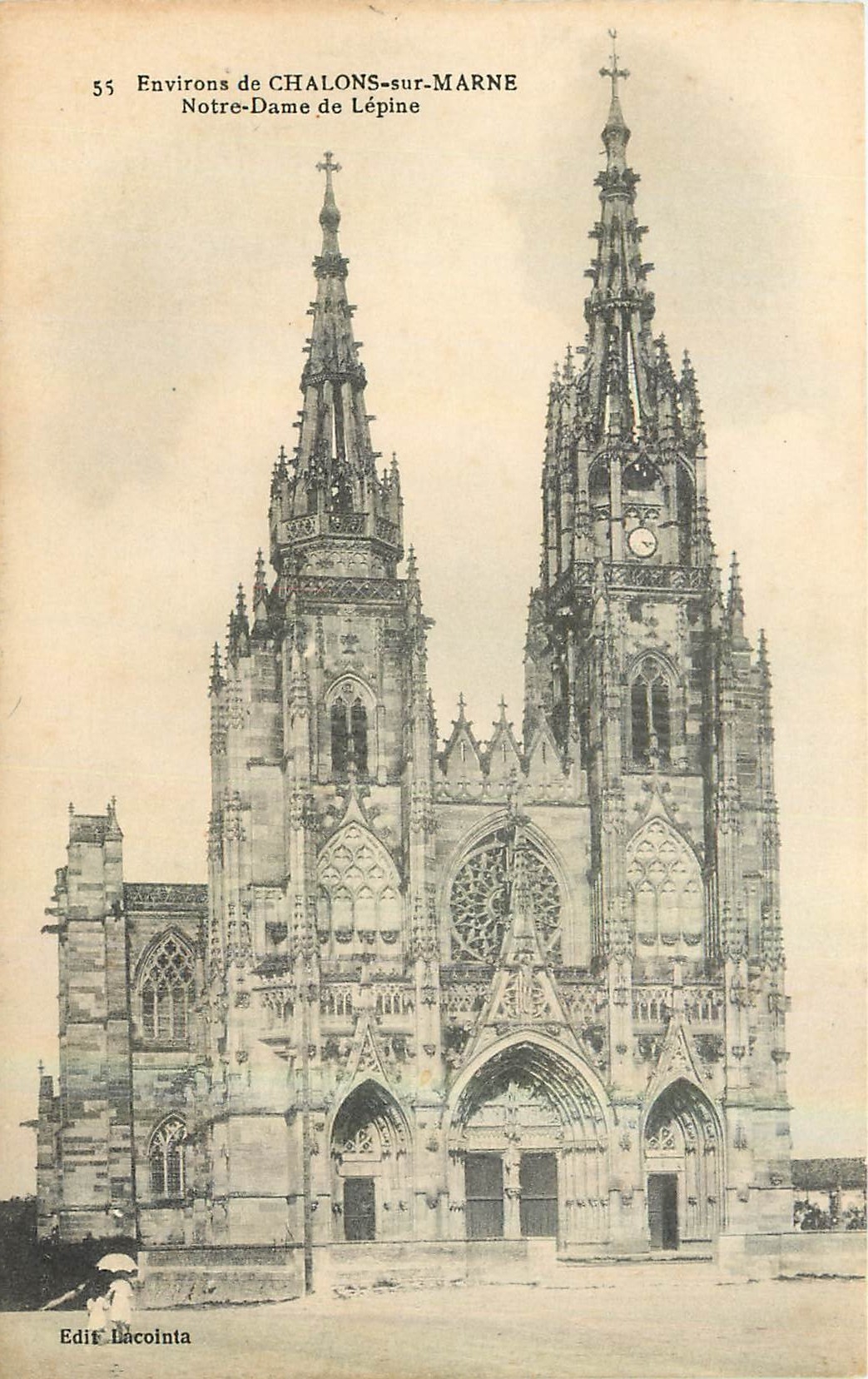 CPA Environs de Chalons sur Marne Notre Dame de Lepine