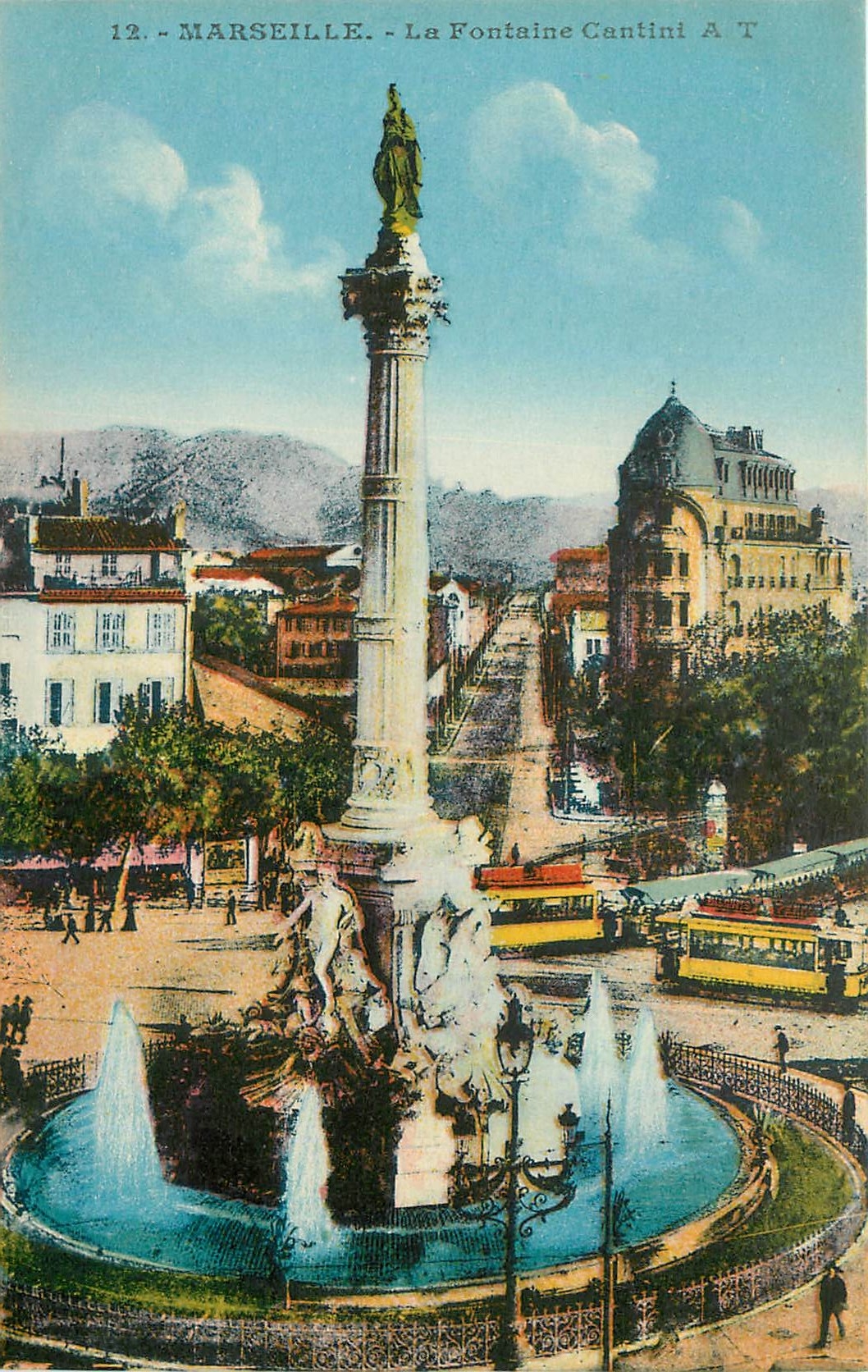 CPA Marseille La Fontaine Cantini 
