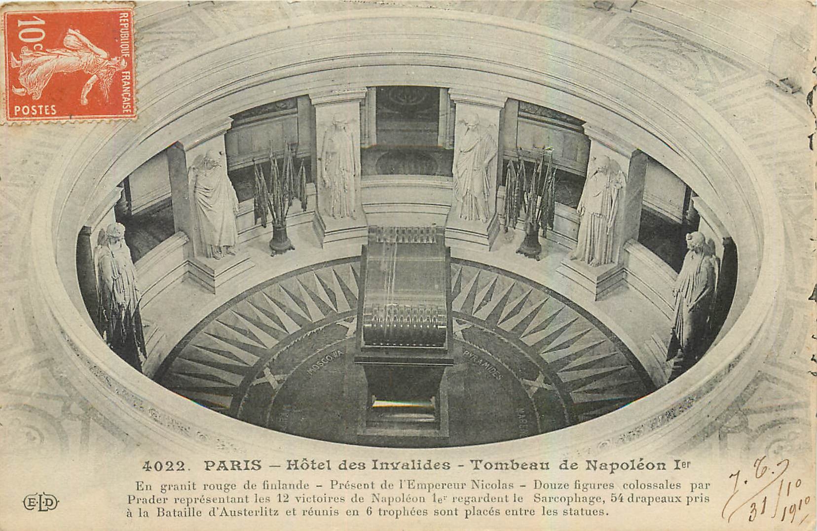 CPA Paris Hotel des Invalides Tombeau de Napoleon I