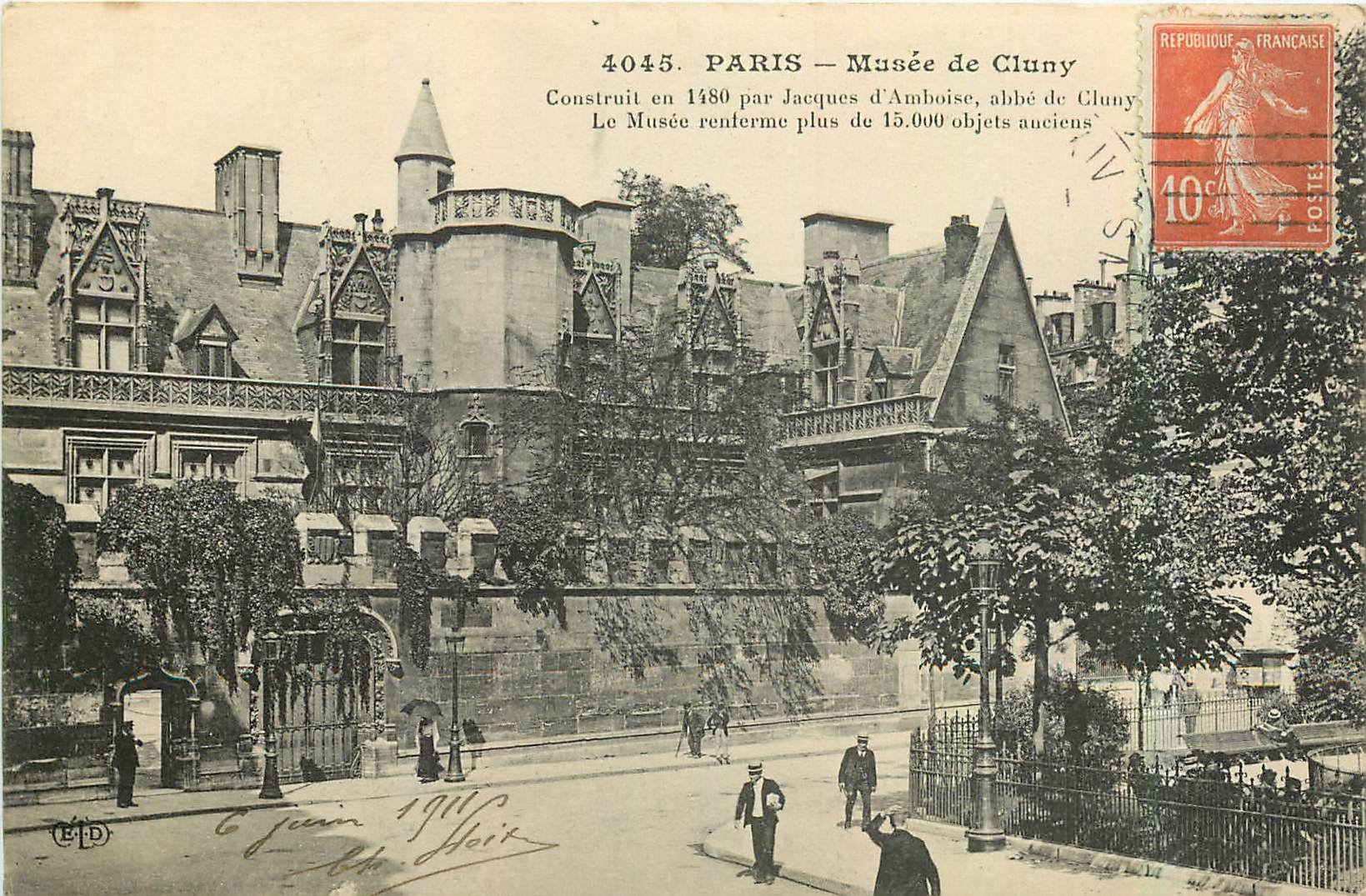 CPA Paris Musee de Cluny 