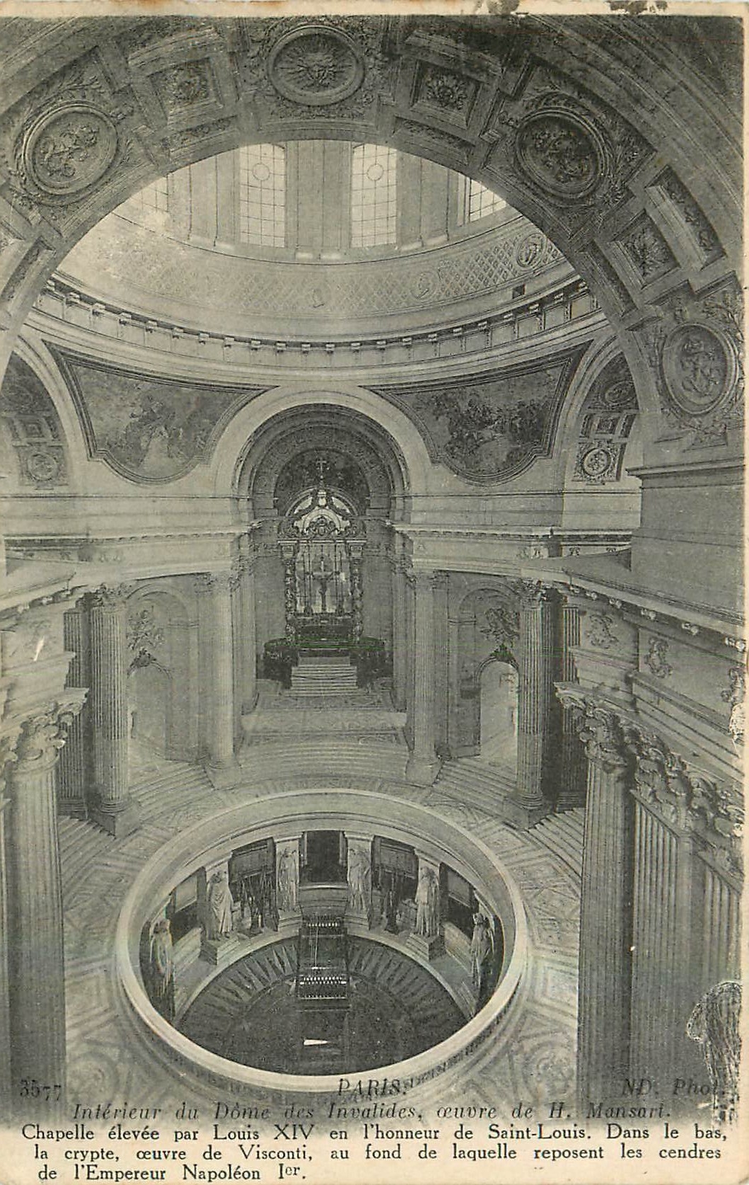 CPA Paris Interieur du Dome des Invalides