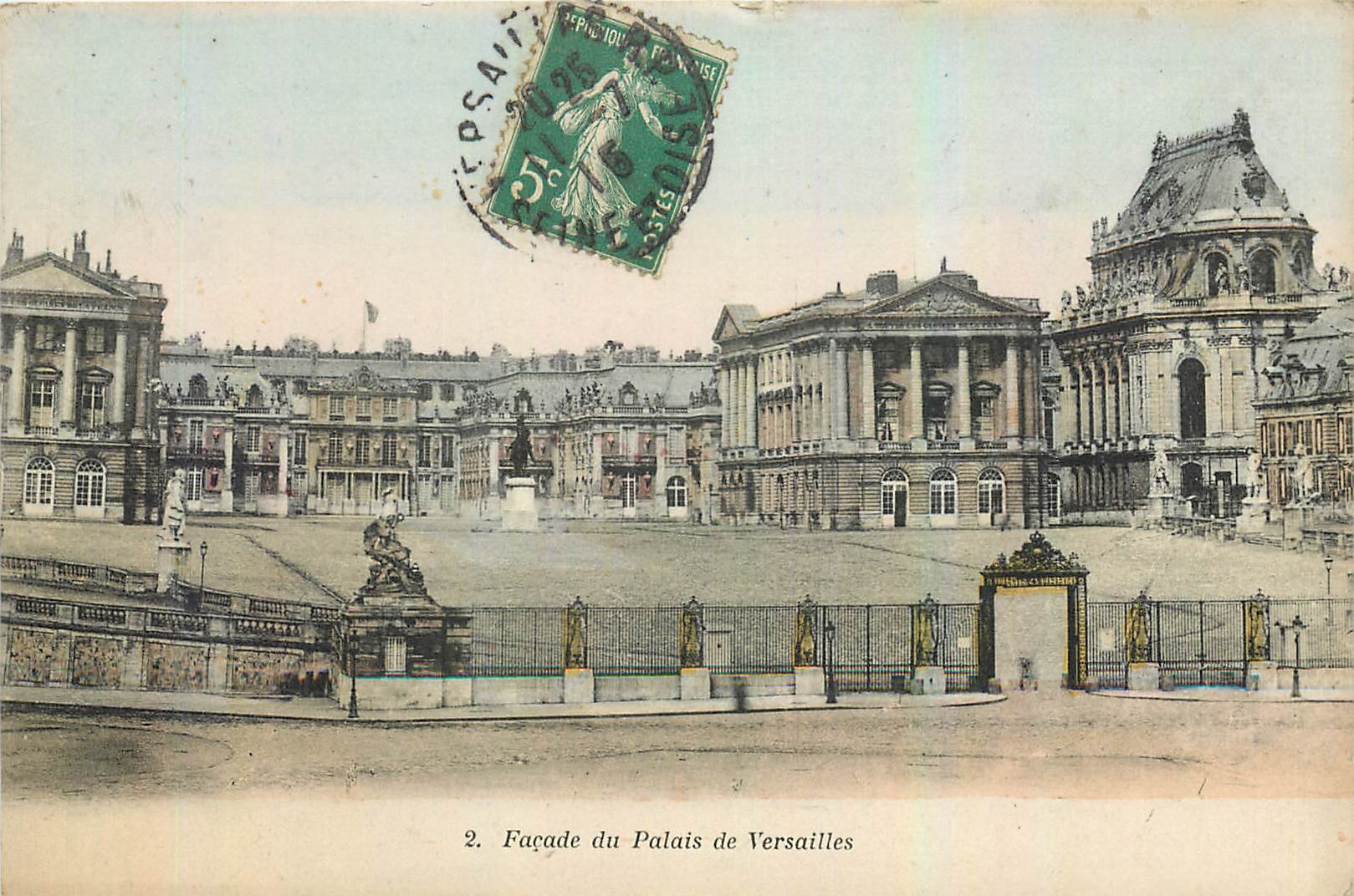 CPA Facade du Palais de Versailles 
