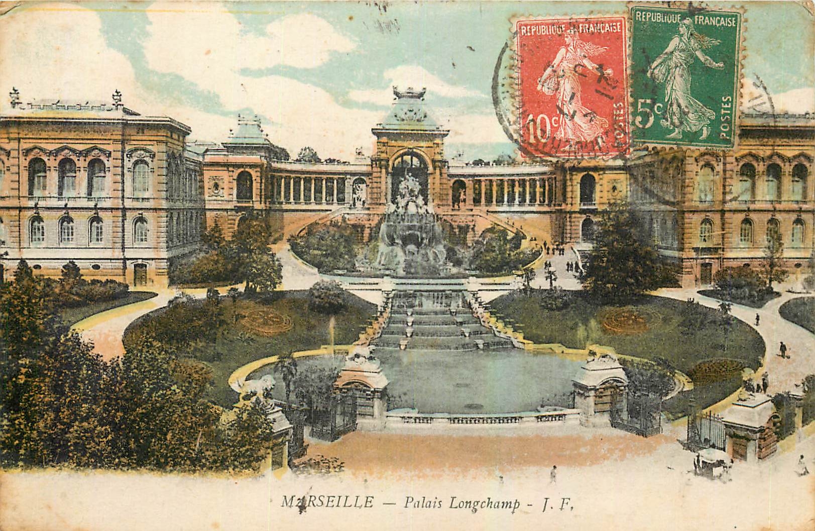 CPA Marseille Palais Longchamp 