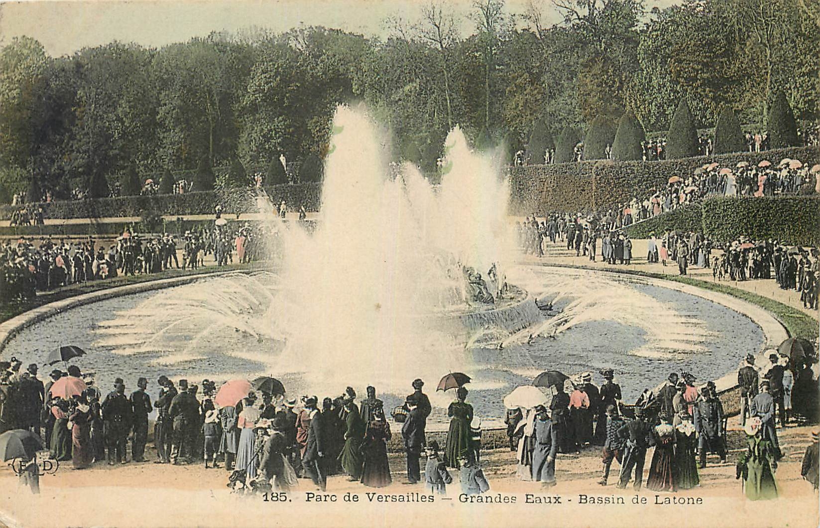 CPA Parc de Versailles Grandes Eaux Bassin de Latone 