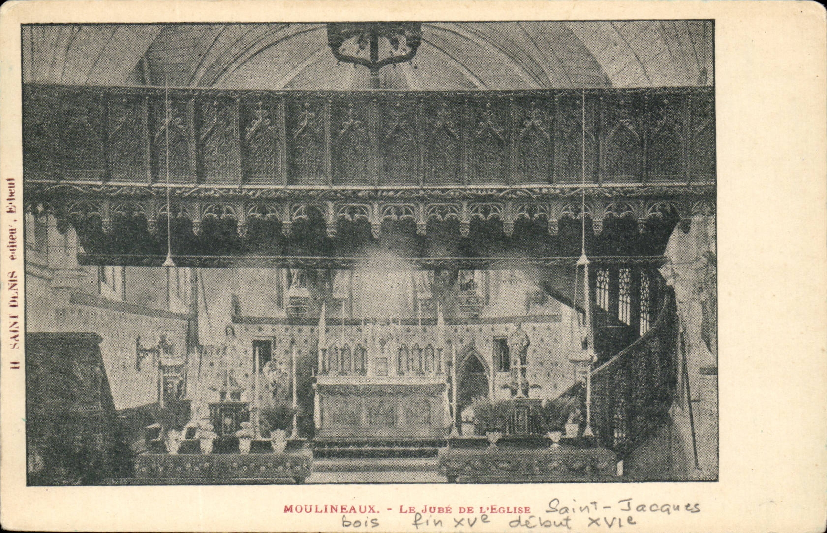 Moulineaux CPA swears It church Saint Jacques