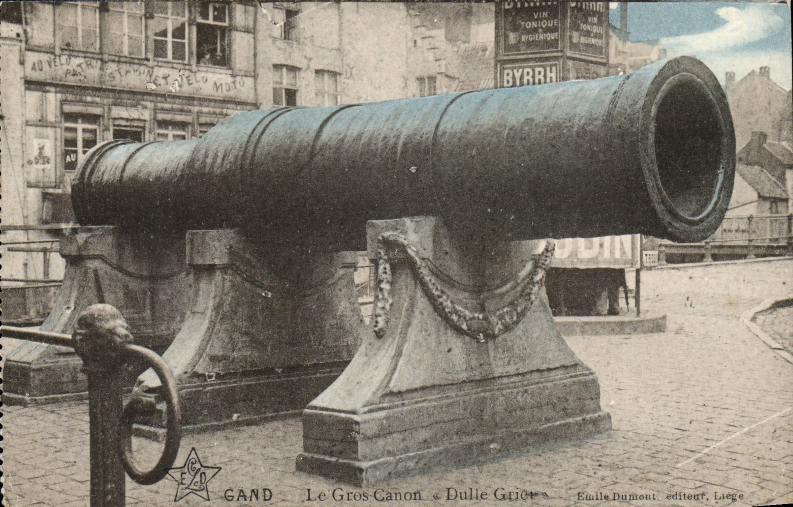 Belgium belgie Ghent CPA French canon Dulle Griet