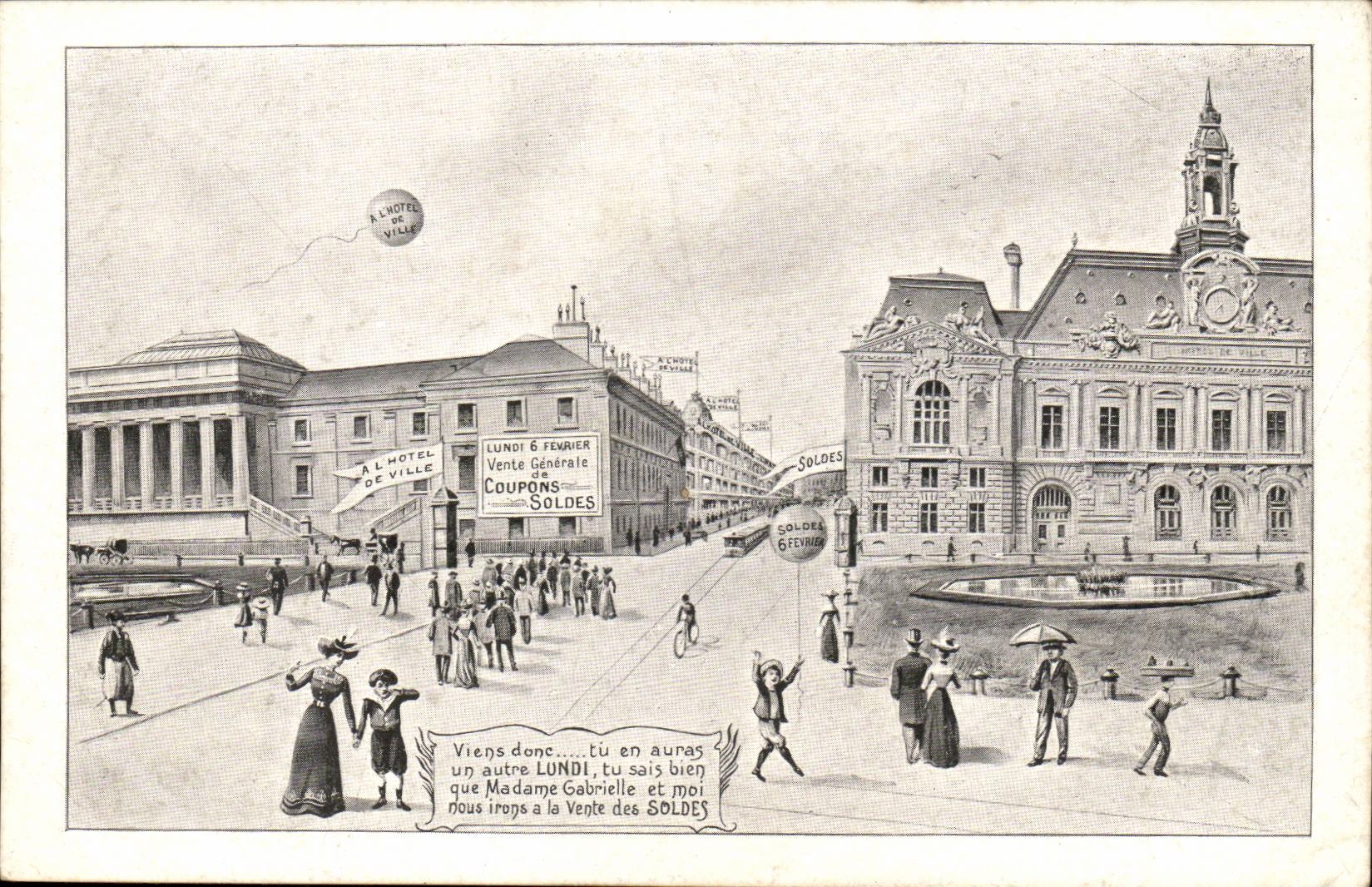 CPA Paris the Louvre Balances (comemrce)