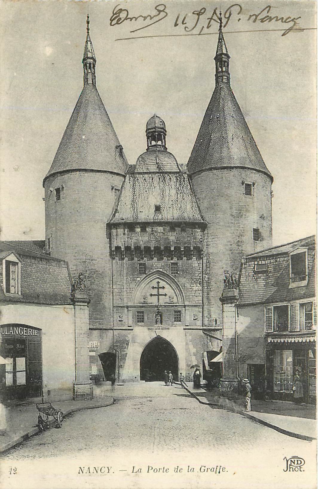 CPA Nancy La Porte de la Graffe 