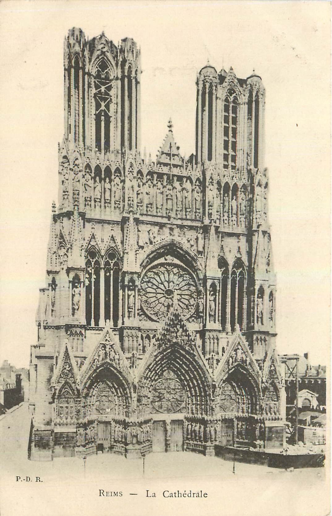 CPA Reims La Cathedrale 