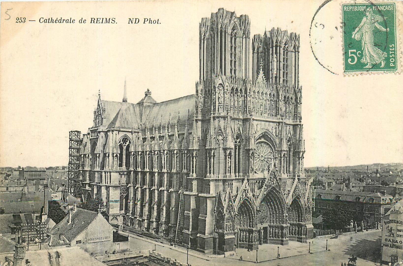 CPA Cathedrale de Reims 