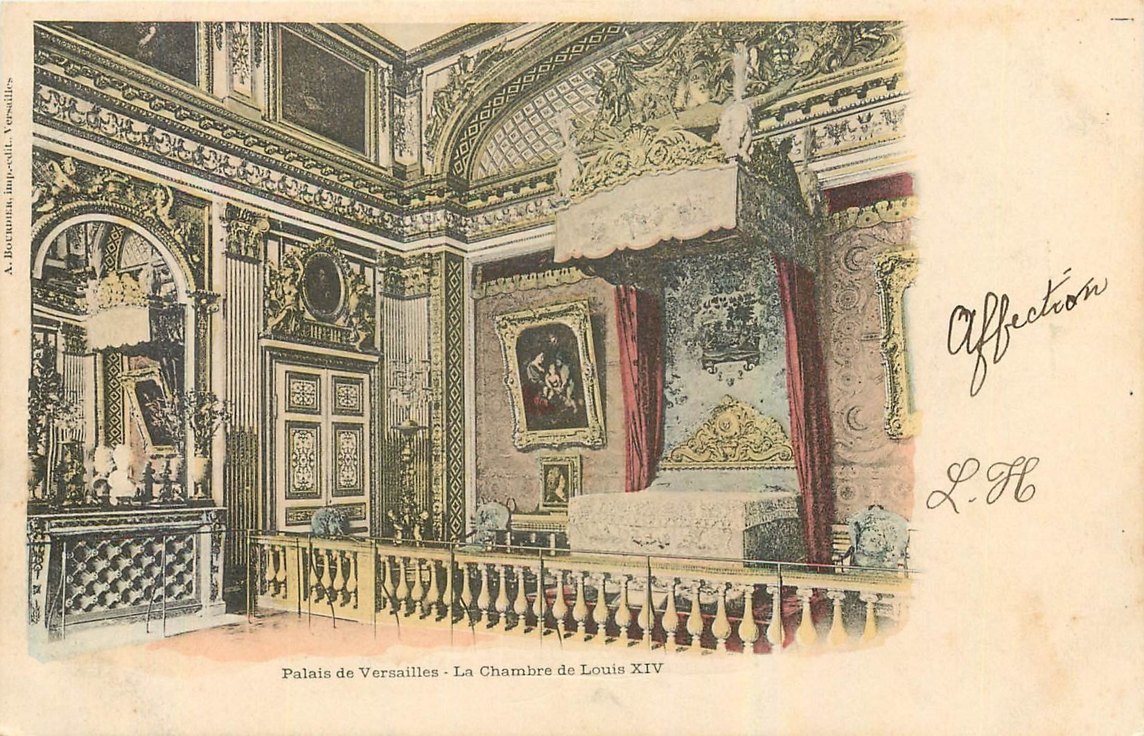 CPA Palais de Versailles La Chambre de Louis XIV