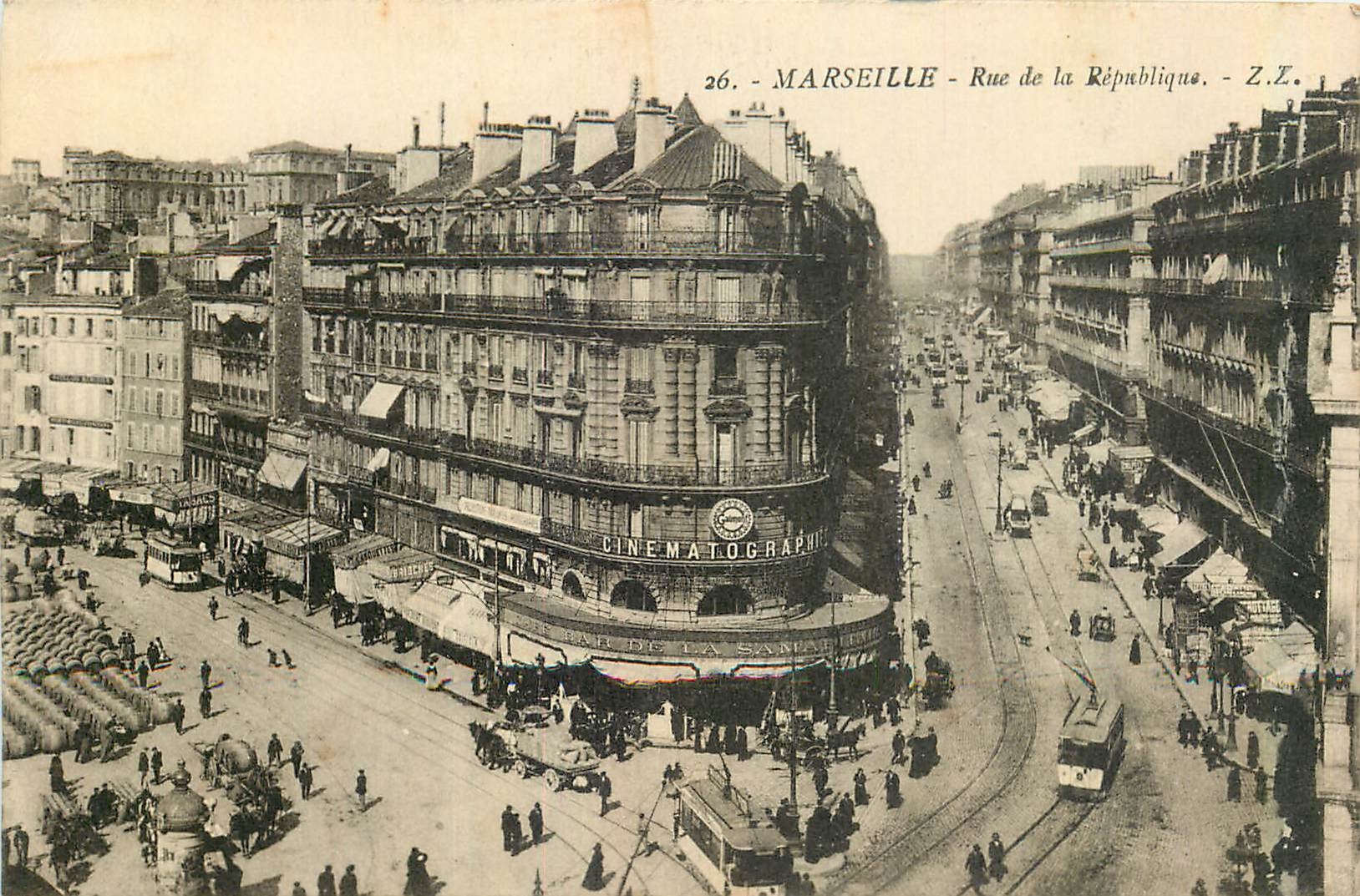 CPA Marseille Rue de la Republique 