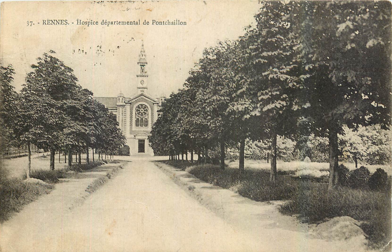 CPA Rennes Hospice departemental de Pontchaillon 