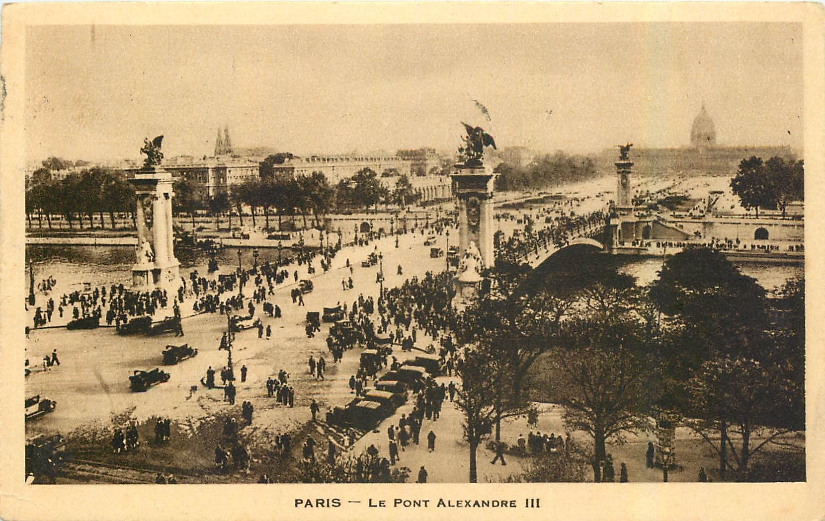 CPA Paris Le Pont Alexandre III 