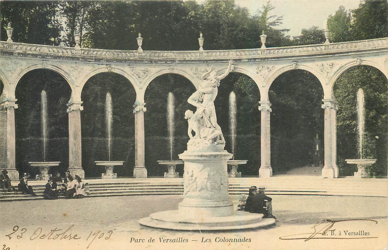 CPA Parc du Versailles Les Colonnades 