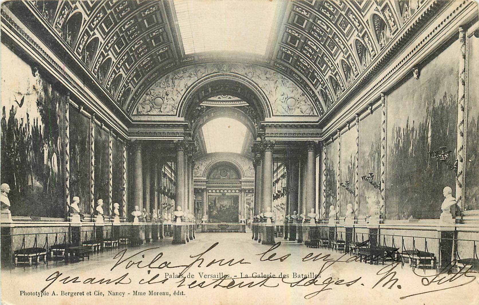 CPA Palais de Versailles La Galerie des Batailles 