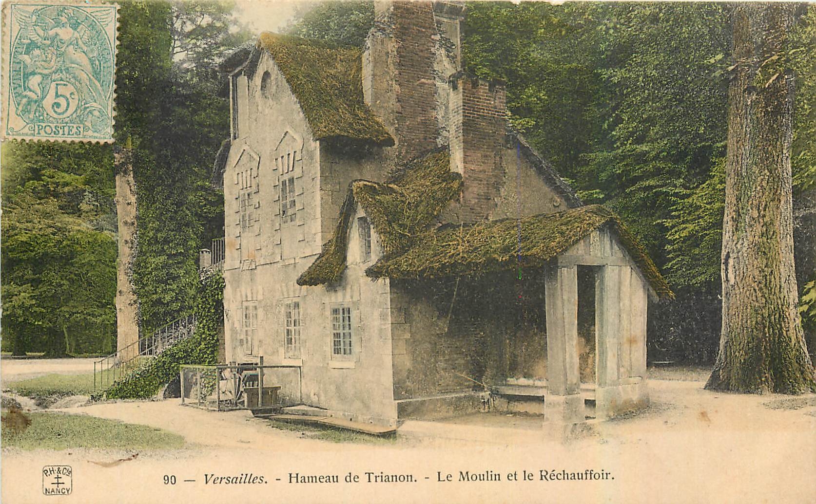 CPA Versailles Hameau de Trianon Le Moulin et le Rechauffoir 