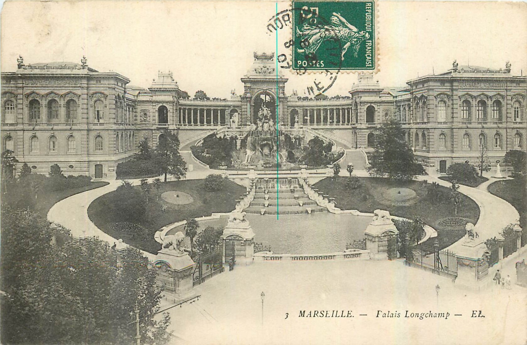 CPA Marseille Palais Longchamp 