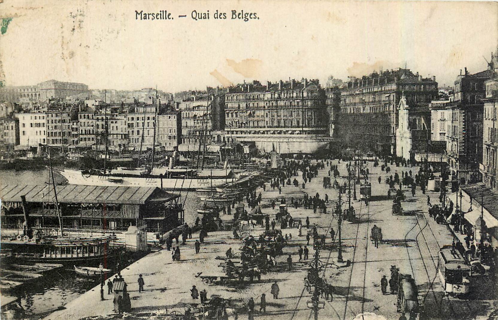 CPA Marseille Quia des Belges 