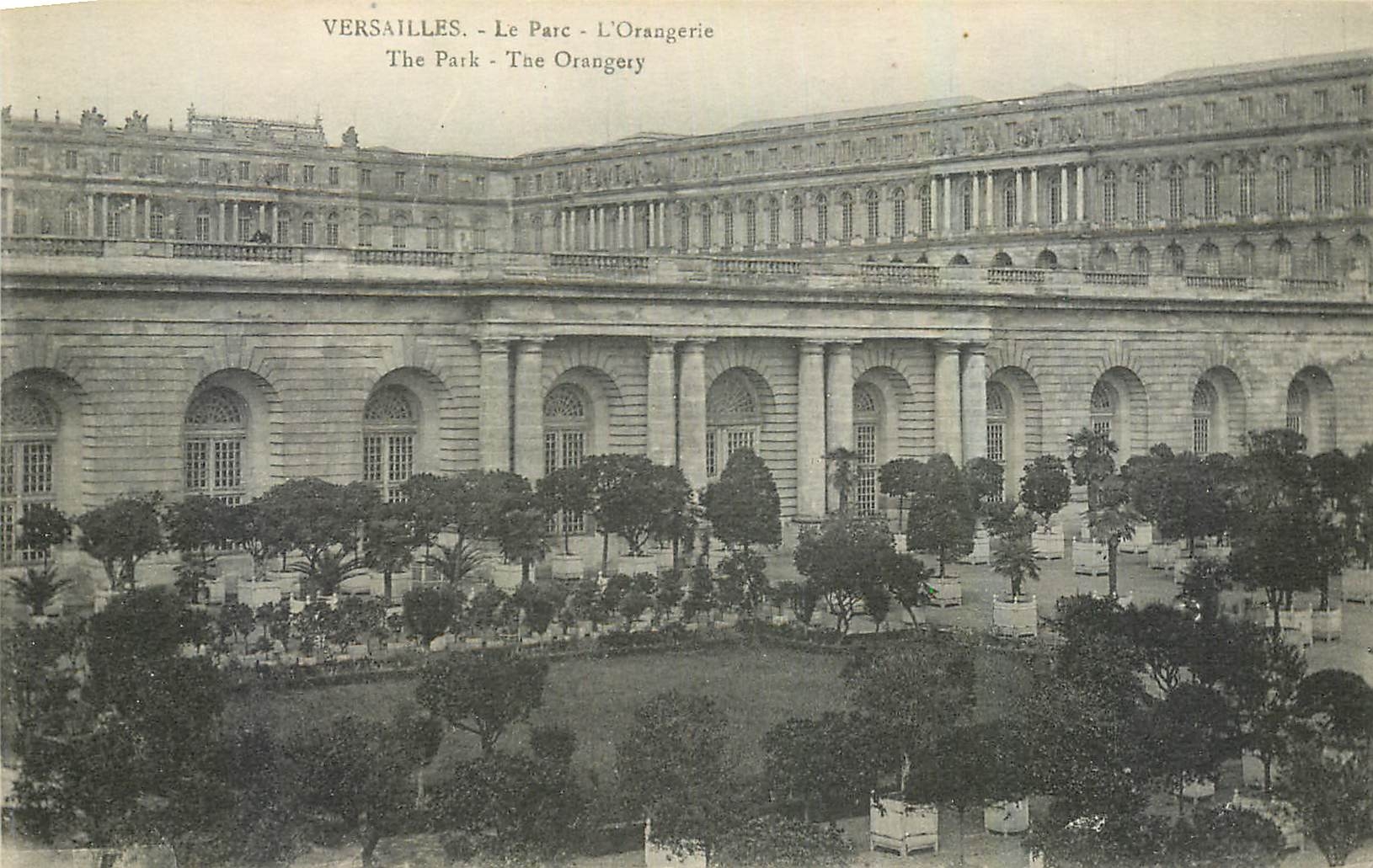 CPA Versailles le Parc l'Orangerie 