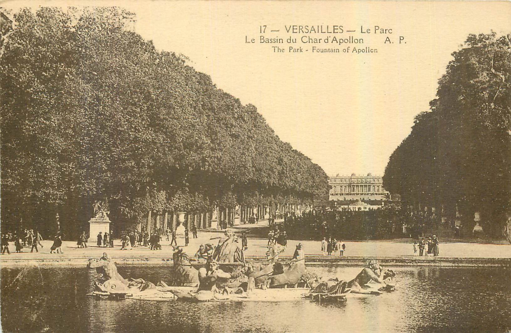 CPA Versailles Le Parc Le Bassin du Cher d'Apollon 