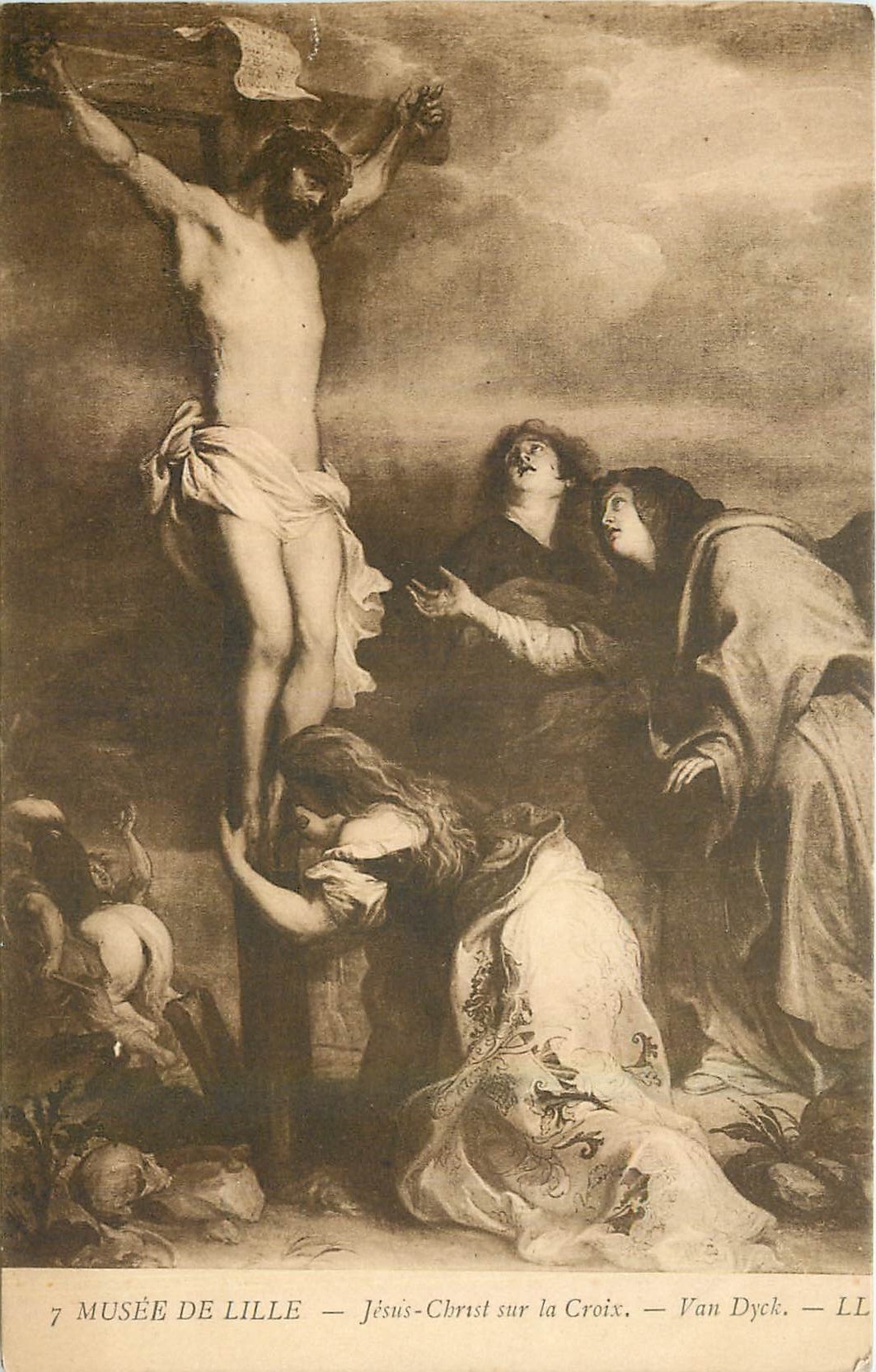 CPA Musee de Lille Jesus Christ sur la Croix 