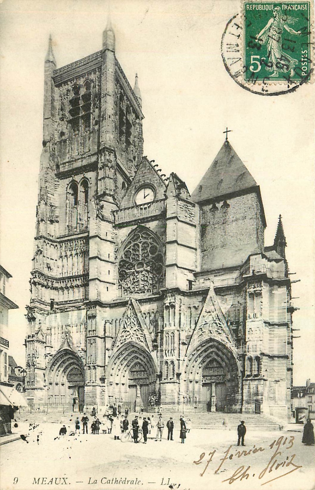 CPA Meaux La Cathedrale 