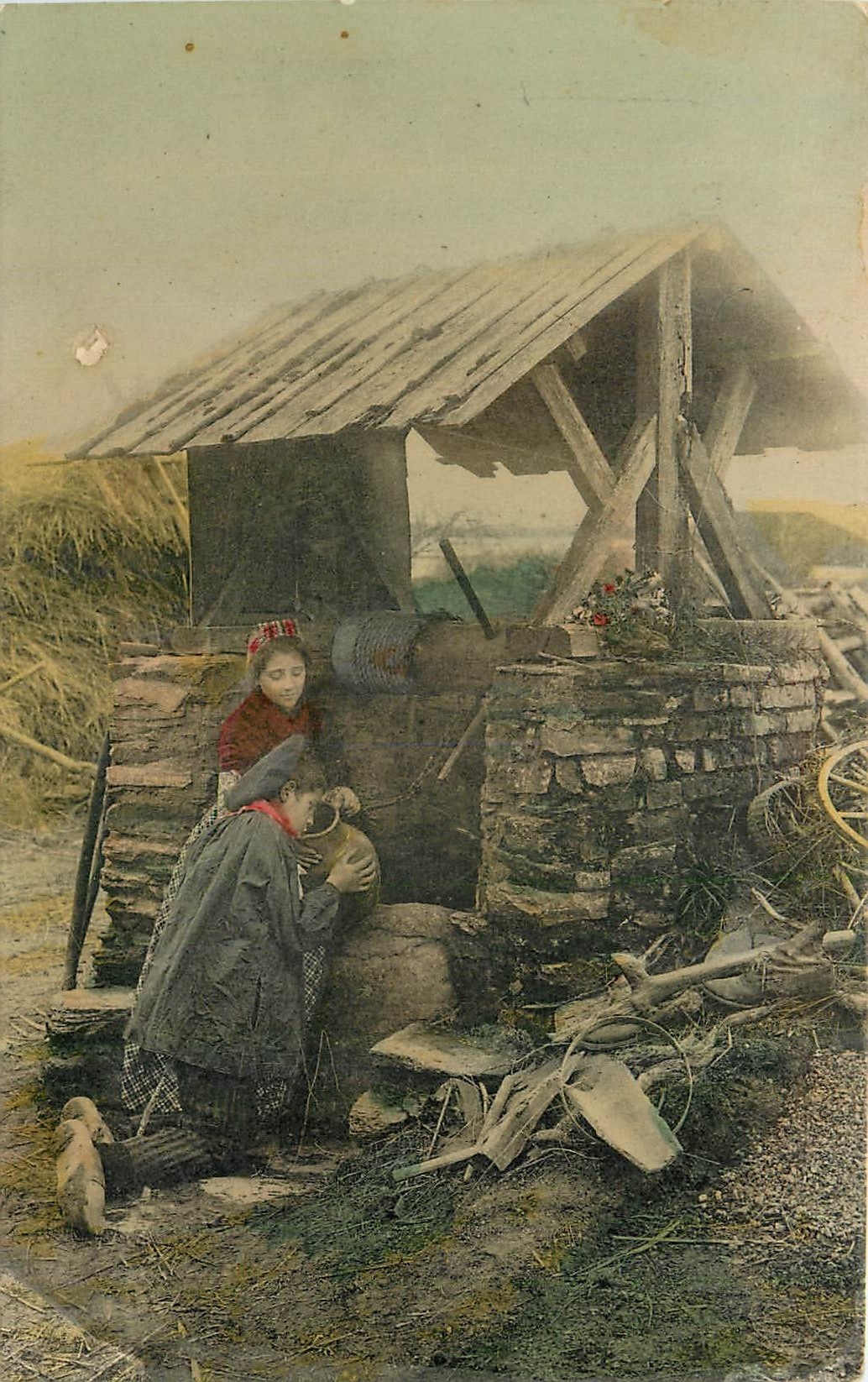 CPA Enfants Folklore