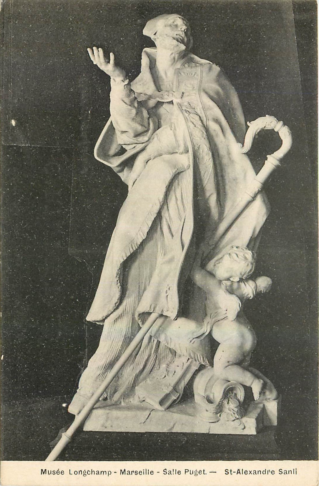 CPA Musee Longchamp Marseille Salle Puget St Alexandre Sanil 