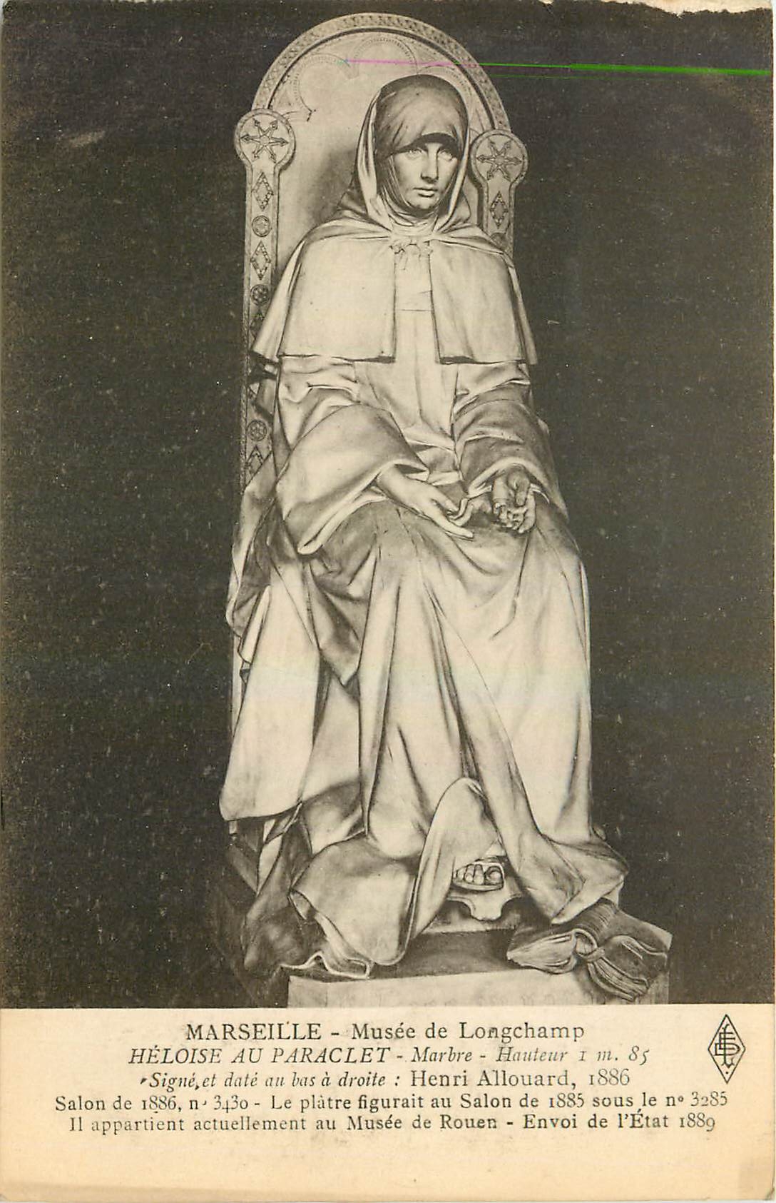 CPA Marseille Musee de Longchamp Heloise au Paraclet 