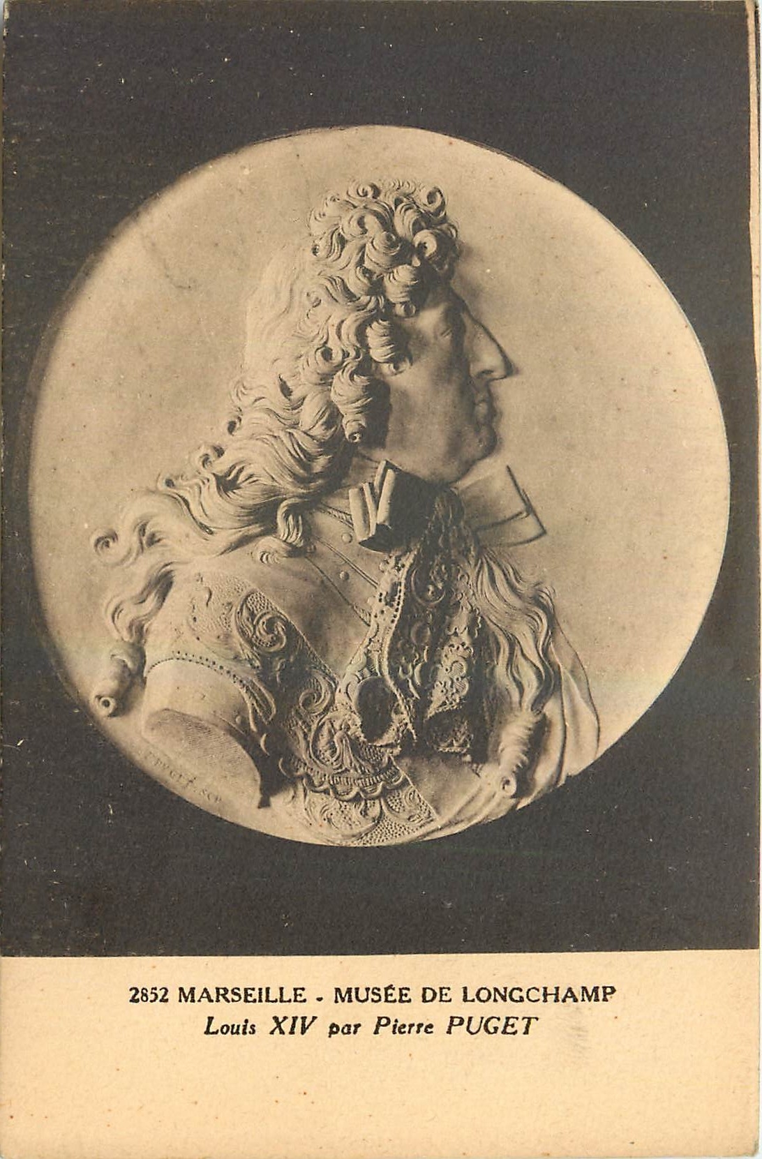 CPA Marseille Musee de Longchamp Louis XIC par Pierre Puget 
