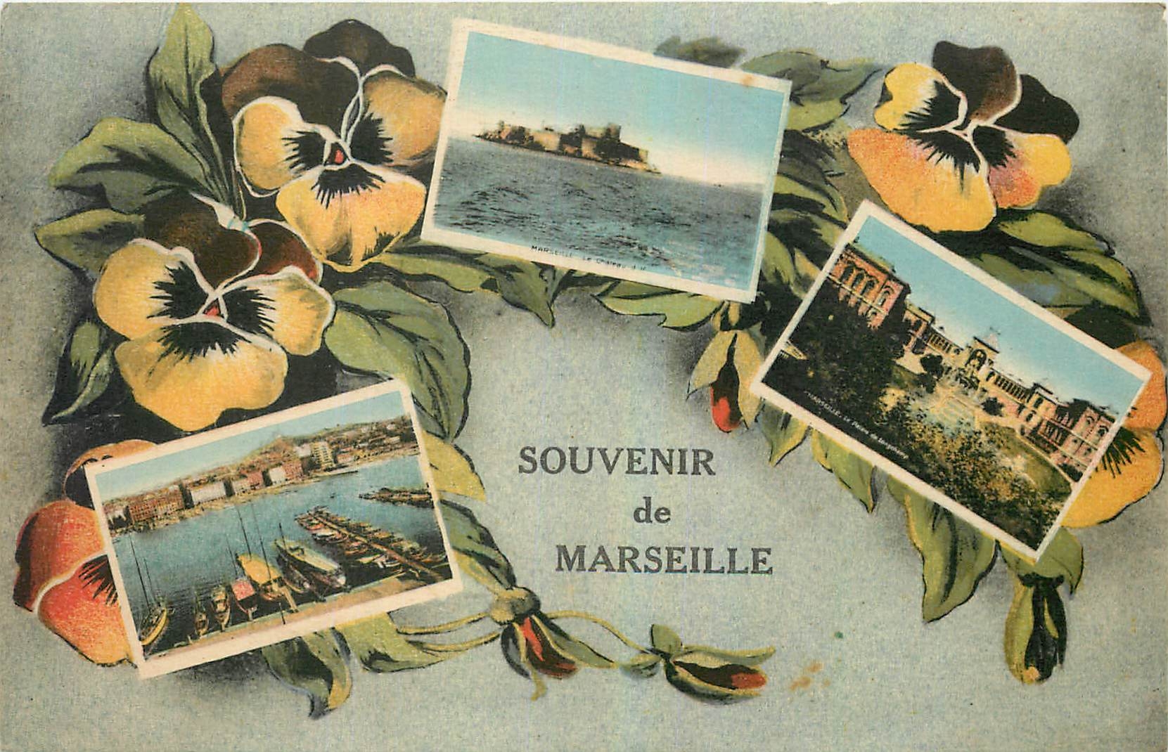 CPA Souvenir de Marseille 