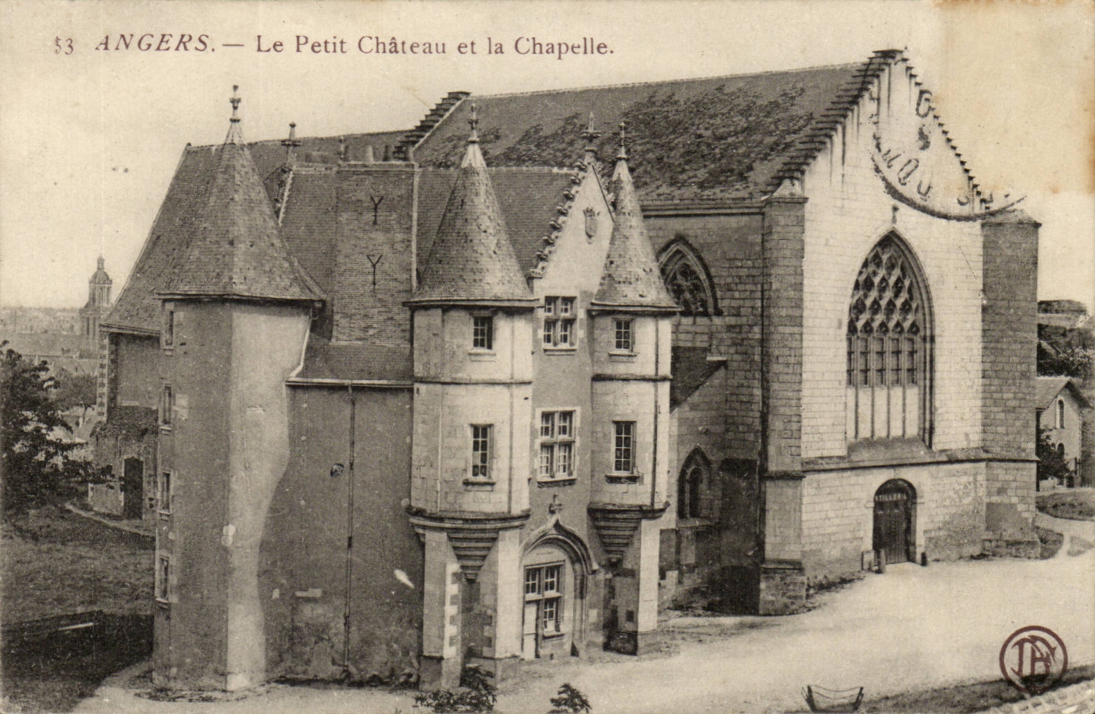 Angers CPA the small castle and the vault