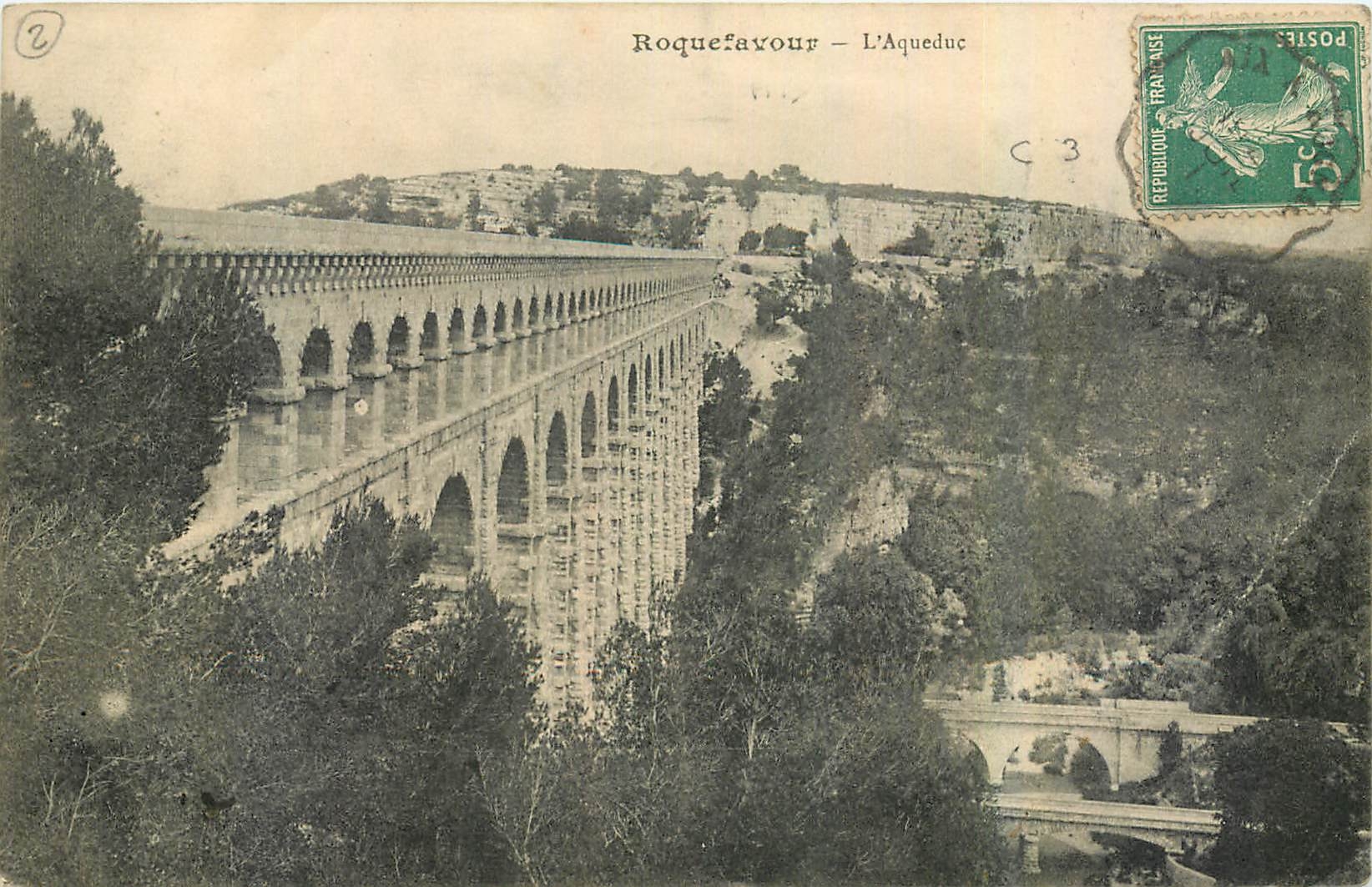 CPA Roquefavour l'Aqueduc 